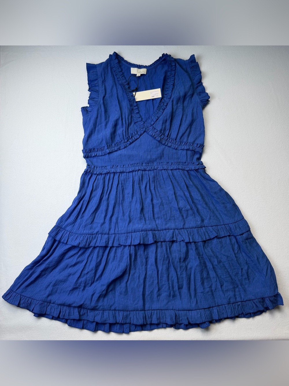 Pinch Blue Ruffle Tiered Dress for Women